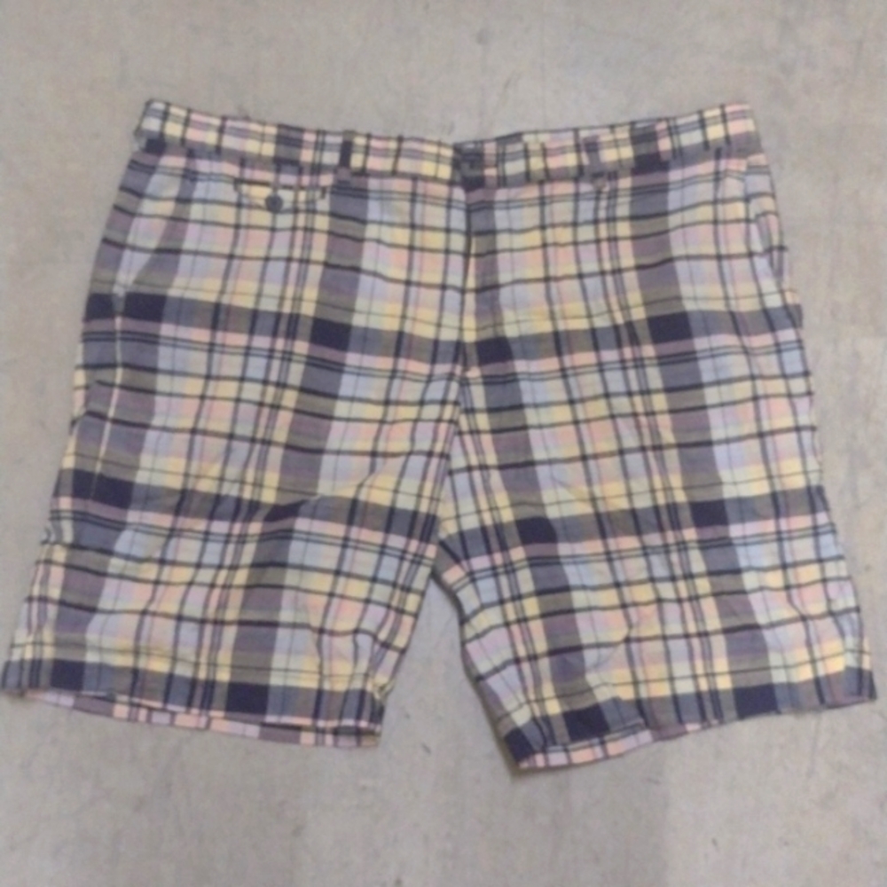 LACOSTE Plaid Shorts 42